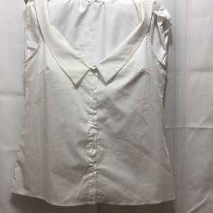 White Stitch and knot Top